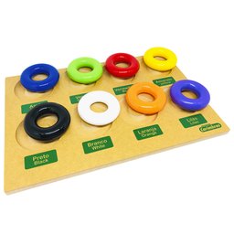 Brinquedo Educativo Infantil Em Inglês Prancha das Cores - 2