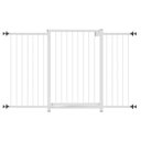 Ver imagem 1 de GRADE PORTÃO PET BEBÊ DIVISOR AMBIENTE 70 A 120 CM BRANCO