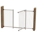 Ver imagem 2 de GRADE PORTÃO PET BEBÊ DIVISOR AMBIENTE 70 A 120 CM BRANCO