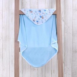 Toalha Capuz Bebê 70cm X 70cm Toque Aveludado Ursinho - Bene Casa - 1