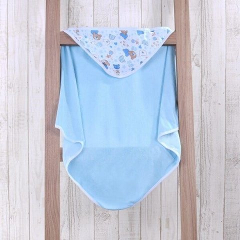 Toalha Capuz Bebê 70cm X 70cm Toque Aveludado Ursinho - Bene Casa