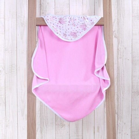 Toalha Capuz Bebê 70cm X 70cm Toque Aveludado Elefantinho - Bene Casa