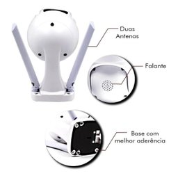 Câmera IP Prova D'Água Infravermelho Externa Wifi HD 3 - 6