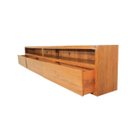 Ver imagem 4 de Rack Milão 3m para Sala de Tv Grande - Peroba Rosa