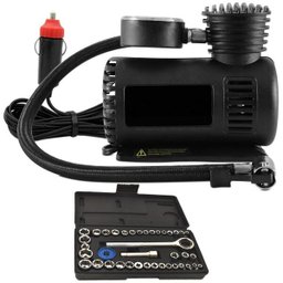Kit Compressor de Ar Multiuso + Jogo De Soquete 40Pçs Fertak - 1