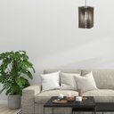 Ver imagem 2 de Luminária Teto tipo Pendente TOWER MDF - Completa - Cor: Marrom