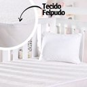 Ver imagem 1 de Capa Protetora de Travesseiro Bebê 30cm X 40cm Impermeável Branco - Bene Casa
