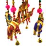 Móbile Indiano Umbrella com Elefantes Coloridos (28cm) - 2