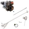 Rabeta Luxo 1,7 m para Barco com Motor Kawashima 7,0 cv - 1