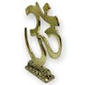 Escultura Símbolo do Om 8 Cm Dourado em Metal - 3