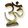 Escultura Símbolo do Om 8 Cm Dourado em Metal - 4