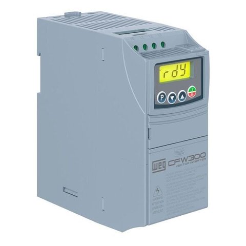 Inversor de Frequência Cfw300 Weg 2cv 380v/480v 3,5a com Entrada Trifásica e Saída Trifásica