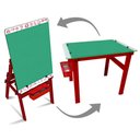 Ver imagem 1 de Mesa Infantil Lousa Infantil Quadro Negro 2 em 1 Conversível