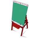 Ver imagem 2 de Mesa Infantil Lousa Infantil Quadro Negro 2 em 1 Conversível