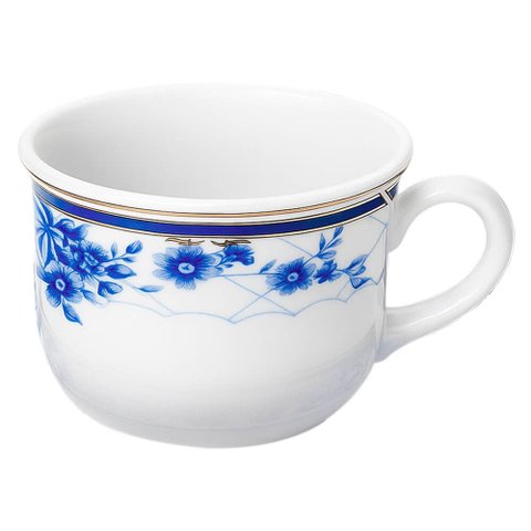 Xícara Caneca de Porcelana para Café e Chá em Porcelana Aline 1 Peça - Hauskraft