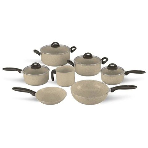 Conjunto de Panelas 7 Pcs C.L Suprema Vanilla Brinox
