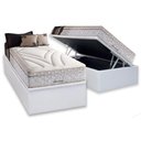 Ver imagem 1 de Cama Box Baú Solteiro: Colchão Molas Masterpocket Ensacadas Herval Maxspring American + Base Crc