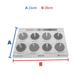 Brinquedo Educativo de Matemática Desafio da Tabuada 96 Pçs - 5