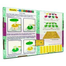 Brinquedo Educativo de Matemática Desafio da Tabuada 96 Pçs - 3