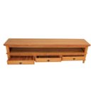 Ver imagem 2 de Rack Guillermo 180cm para Sala de TV - Peroba Rosa