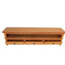 Ver imagem 5 de Rack Guillermo 180cm para Sala de TV - Peroba Rosa