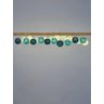 Luminária Cordão 20 Bolinhas LED - a pilha 2.8m tons turquesa - 2