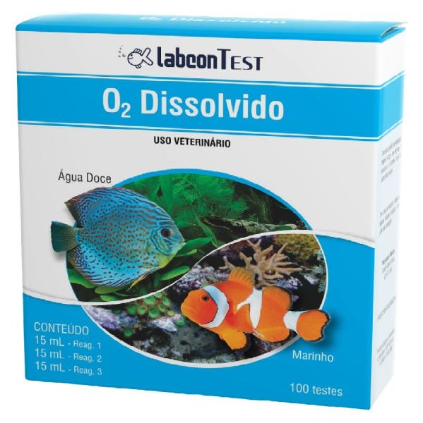 Labcon Test O2 Oxigênio Dissolvido - 100 Testes - 1