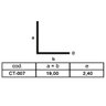 Perfil Cantoneira L - 3/4 (Ct007) - 6Mts - 2