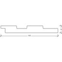 Ver imagem 2 de Painel Decorativo Ripado (1 Perfil) - Madeira Ecológica 270cmx10cm Nogueira Cor: Marrom Claro