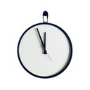 Ver imagem 1 de Relógio Short Strip Preto Alça Caramelo Mostrador Branco 40 cm