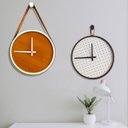 Ver imagem 3 de Relógio Short Strip Preto Alça Preta Mostrador Branco 40 cm