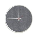 Ver imagem 1 de Relógio Decorativo Round Branco Mostrador Cinzell Ponteiro Branco 40 cm Diâmetro