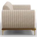 Ver imagem 6 de Sofá 210cm 3 Lugares Base Gold Molino D06 Suede C-309 Bege - Mpozenato