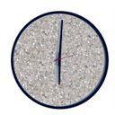 Ver imagem 1 de Relógio Decorativo Round Preto Mostrador Terrazzo Ponteiro Preto 40 cm Diâmetro