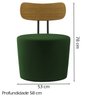 Kit 2 Poltronas Decorativas Lua Veludo SL 947 Moll - 4