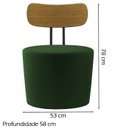 Ver imagem 4 de Kit 2 Poltronas Decorativas Lua Veludo SL 947 Moll