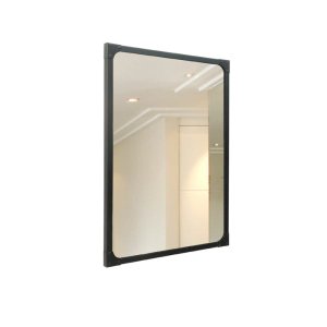 Espelho Decorativo Retrô Industrial Preto 70 x 50 cm