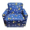 Poltrona Infantil Sofazinho Reforçada Decoração Modelos Astronauta Azul - 1