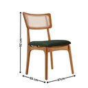 Ver imagem 2 de Conjunto 2 Cadeiras em Madeira Maciça Ravena