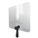 Ver imagem 1 de Espelho Funcional Hook Preto Alça Preto 50x50 cm Quadrado