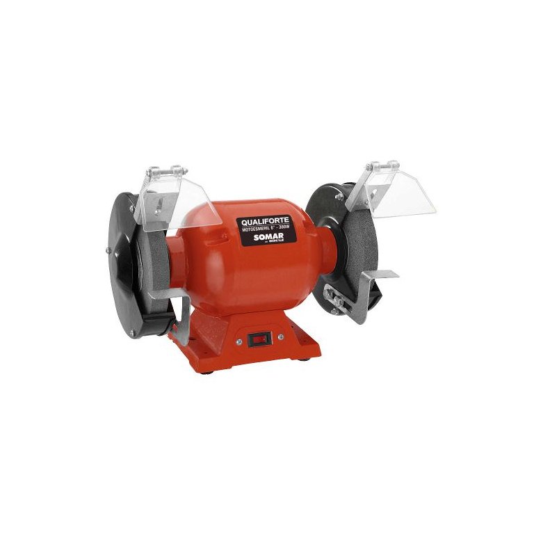 Motoesmeril Qualiforte 6" Somar 300w 2 Polos Mono 220v