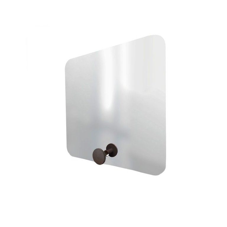 Espelho Funcional Hook Corten Alça 50x50 cm Quadrado Espelho Funcional Hook Corten Alça 50x50 cm Quadrado
