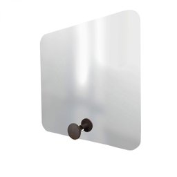 Espelho Funcional Hook Corten Alça 50x50 cm Quadrado - 5