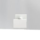 Ver imagem 3 de Espelho Decorativo Cantos com Gancho Alumínio Branco Retangular 60 x 40 cm