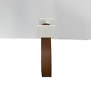Ver imagem 5 de Espelho Decorativo Cantos com Gancho Alumínio Branco Retangular com Corino Caramelo 60 x 40 cm