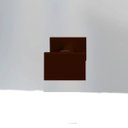 Ver imagem 3 de Espelho Decorativo Cantos com Gancho Alumínio Corten Retangular 60 x 40 cm