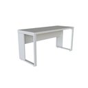 Ver imagem 3 de Mesa Escrivaninha P/ Estudos Pé Metal 150cm X 60cm F5 Office