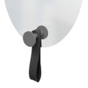Ver imagem 3 de Espelho Decorativo Oval com Gancho Alumínio Preto Retangular 60 x 40 cm
