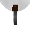 Ver imagem 5 de Espelho Funcional Hook Corten Alça Preta 60x40 cm Oval