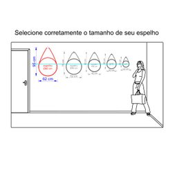 Espelho Decorativo Adnet Preto Alça Courino Marrom Café 60 cm Redondo - 2
